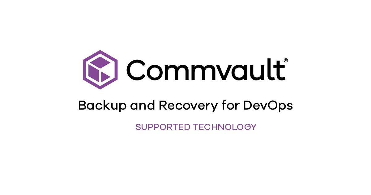 DevOps Backup | Commvault