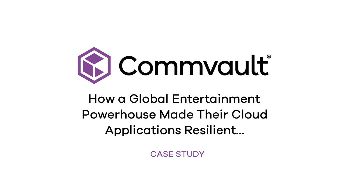 How a Global Entertainment Powerhouse Made Their Cloud Applications ...
