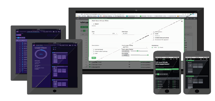 Hedvig WebUI: Across multiple devices with multiple themes