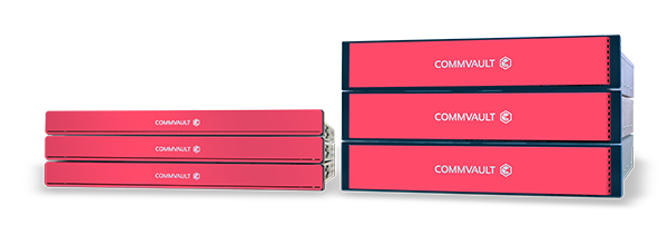 Commvault HyperScale™ X - HS2300, left, and the HS4300