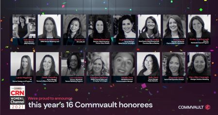 Celebrating Female Tech Leaders: Sixteen Commvault Women Named to CRN 2021 Women of the Channel List