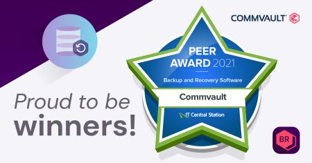And the award goes to …… Commvault