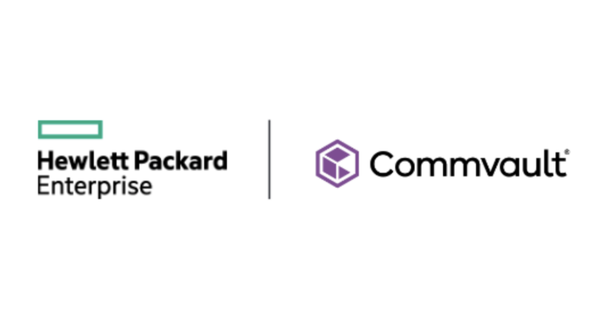Reimagined Data Protection from HPE and Commvault