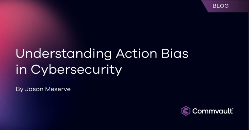 Understanding Action Bias in Cybersecurity 