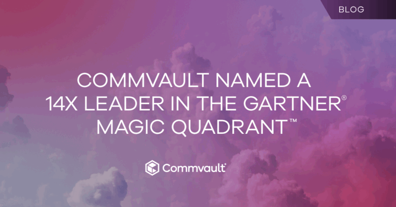 Others Say It. Commvault Does It.