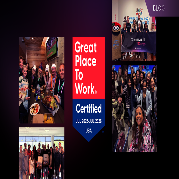 Commvault is Great Place to Work U.S. Certified